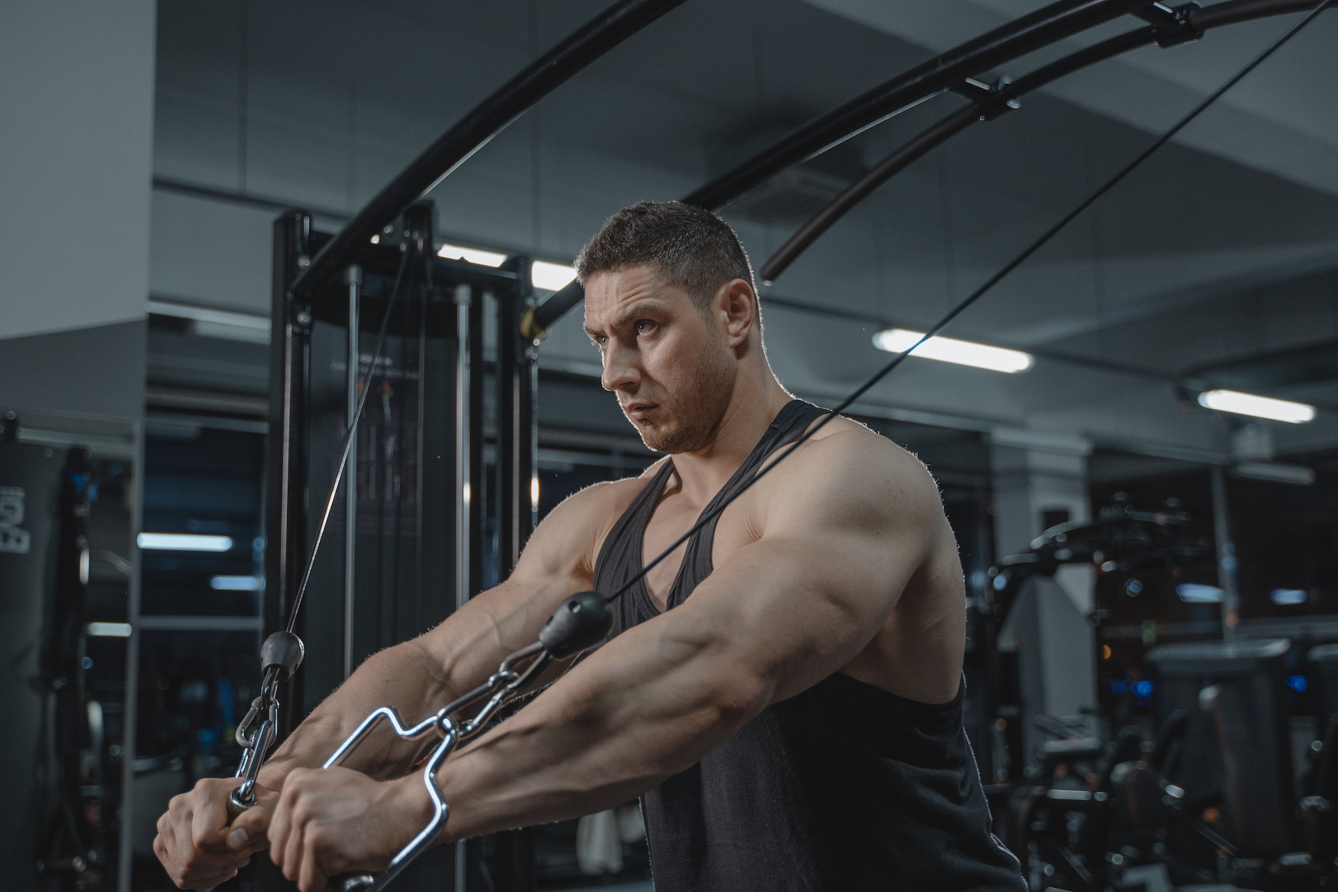 Six Lower Chest Exercises with Cables